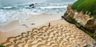 Візерунки на піску від Андреса Амадора.