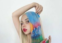 Картина на волоссі Олени Шейдлиной призвела фанатів у захват.