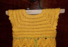 Сукня для дівчинки гачком. Робота альбіни ваниной