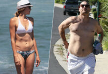 Вона молодець, а він … “холодець”?! зіркові пари, в яких у жінки підтягнута фігура, а у чоловіка розпливлася