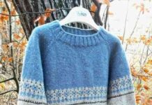 Джемпер для дівчинки з твіду