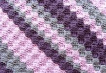 Плед гачком від кута до кута. Майстер-класи