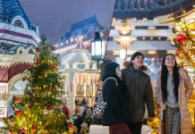 Кедри в вогниках, керлінг на відкритому повітрі і теплі подарунки: вирушаємо в “подорож в різдво” в москві