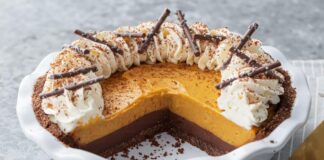 Гарбузовий кремовий пиріг з чорним дном: Одкровення до Дня подяки