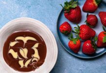 Мармуровий ганаш: просте рішення для шоколадної полуниці