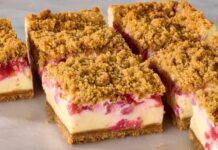 Ідеальний десерт для пікніка: легкі батончики «Полуничний чізкейк»